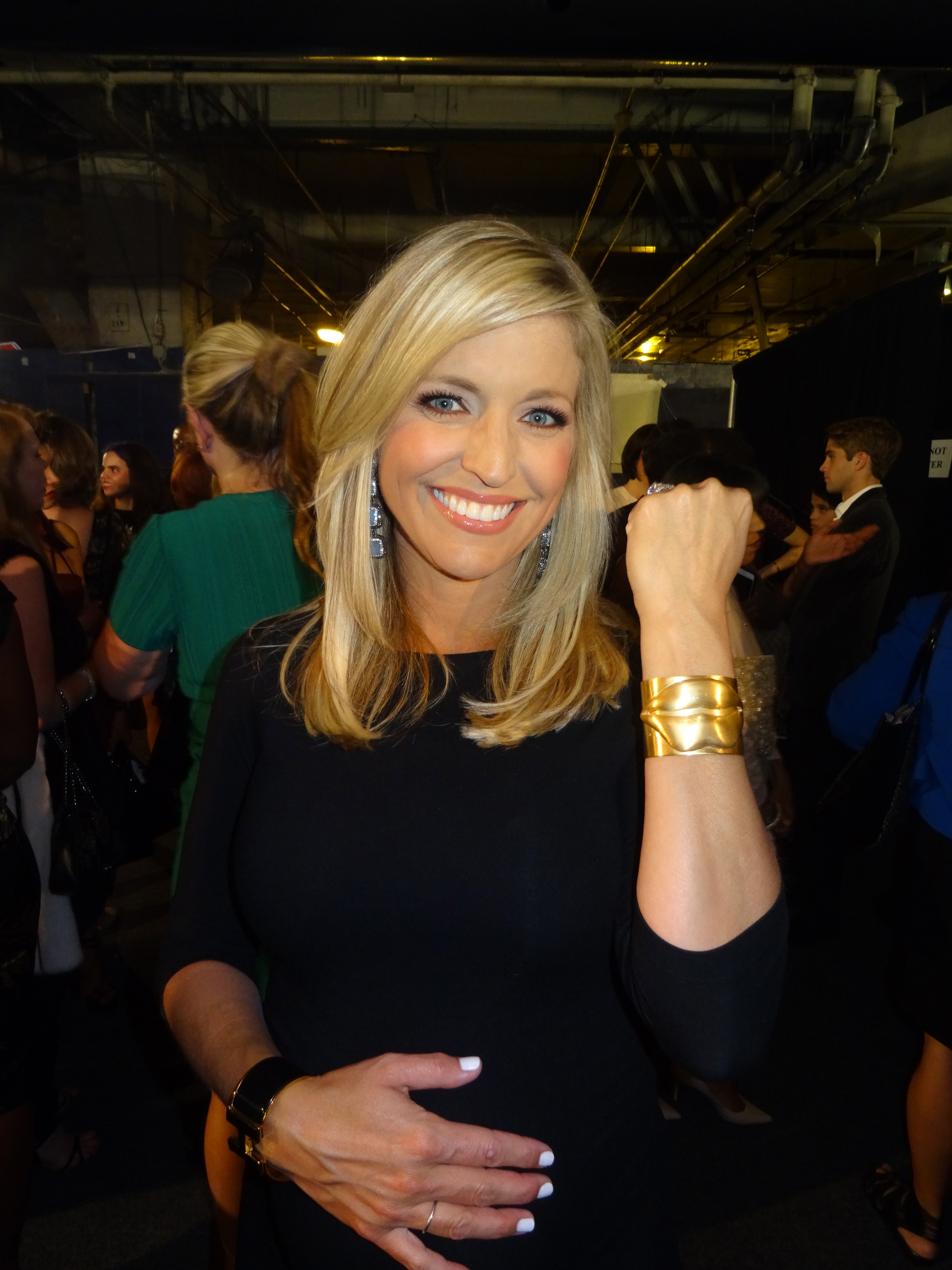 Ainsley Earhardt of Fox & Friends wearing her 'Speak Out Against