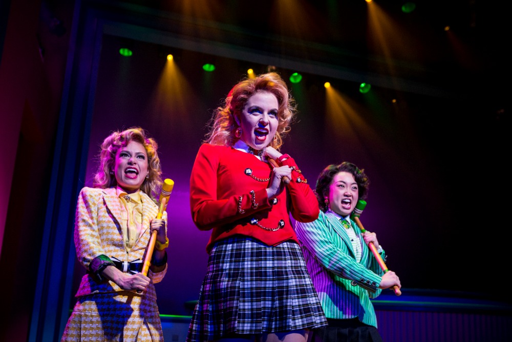 Elle McLemore, Charissa Hogeland and Alice Lee in Heathers The Musical cred...